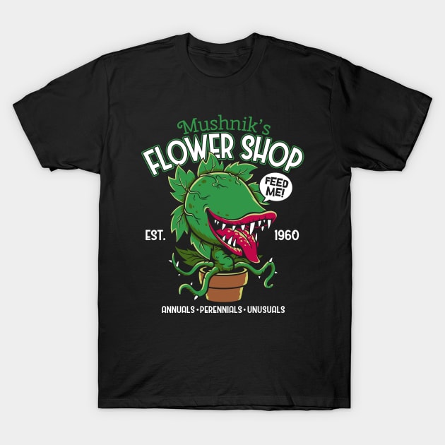 Mushnik's Flower Shop T-Shirt by SunsetSurf